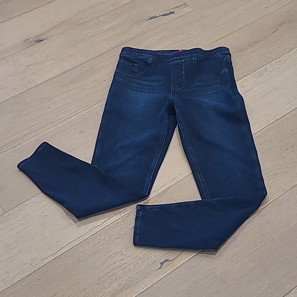 SPANX Pull On Mid Rise Skinny Leg Shapewear Denim Jeans Women's sz Medium